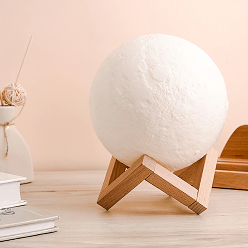 15cm Moon Lamp – 3D Lunar LED Decorative Light