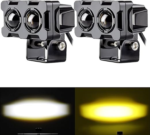 Motor Bike LED Driving Light for Motorcycle – Dual Color