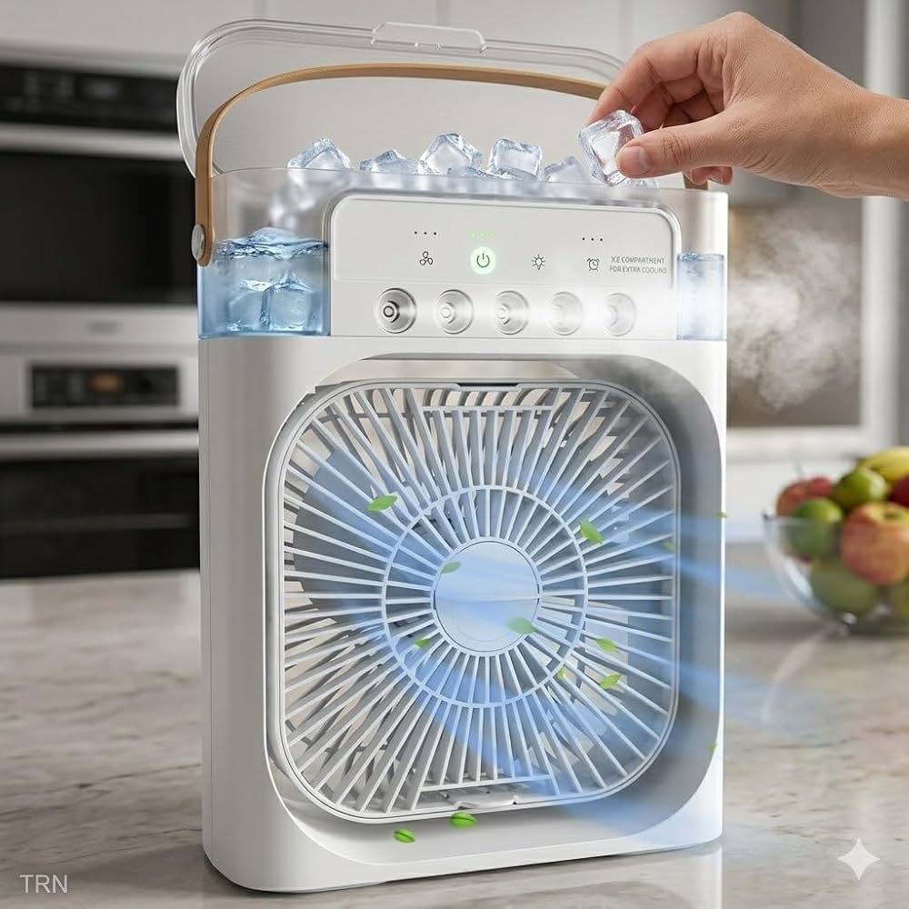Mini AC Air Cooler Fan – Multifunction Portable Cooler