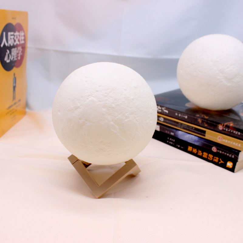 15cm Moon Lamp – 3D Lunar LED Decorative Light