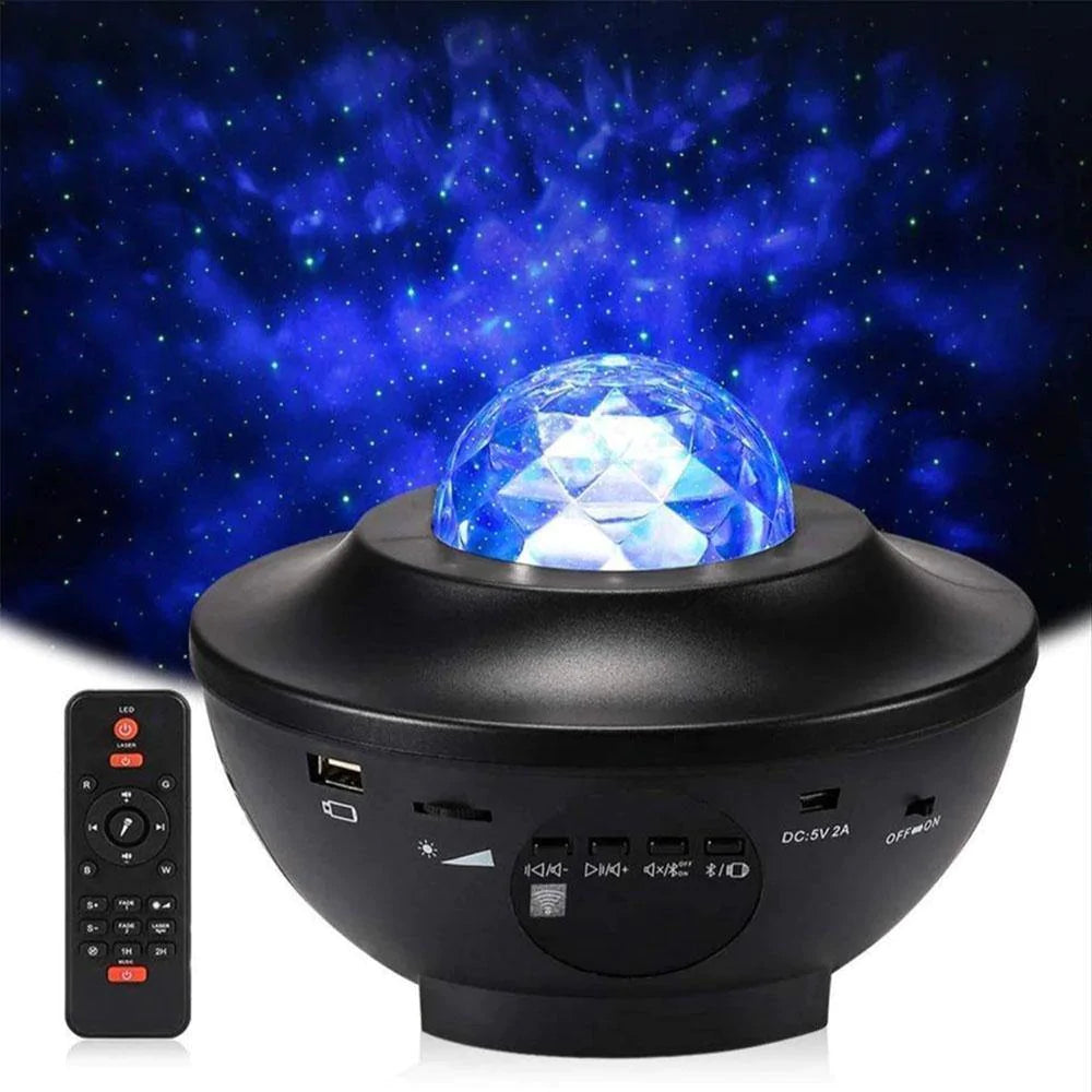 Starry Sky Galaxy Projector with Bluetooth & Remote