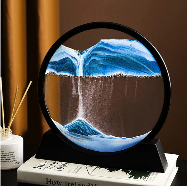 7 Inch Moving Sand Lamp – 3D Sandscape Frame