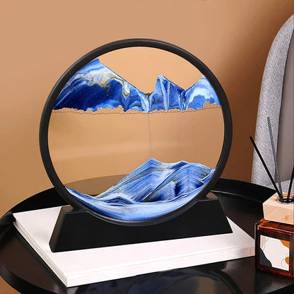 7 Inch Moving Sand Lamp – 3D Sandscape Frame