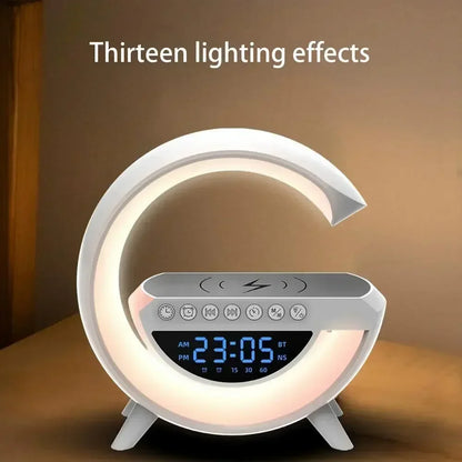 G Shape Smart Speaker – Wireless Charging & Bluetooth