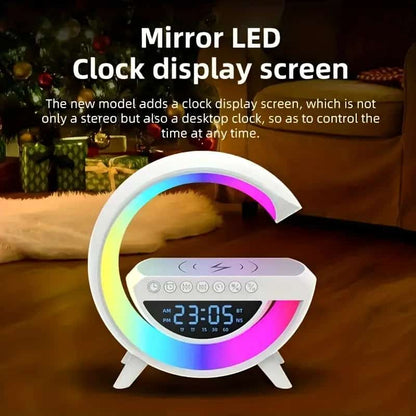 G Shape Smart Speaker – Wireless Charging & Bluetooth