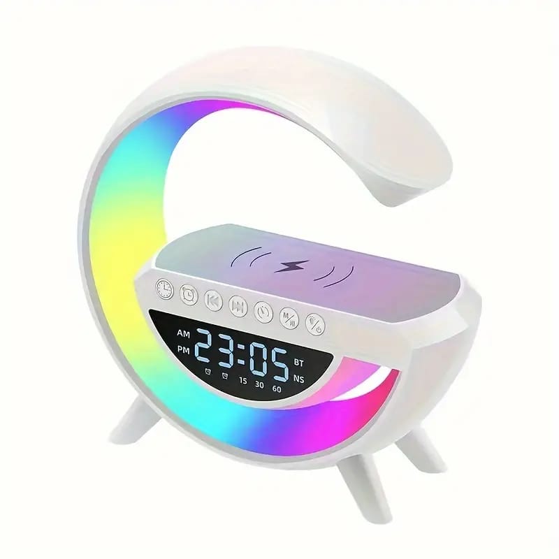 G Shape Smart Speaker – Wireless Charging & Bluetooth