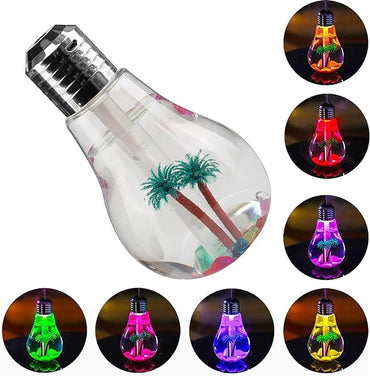Bulb Shape Humidifier Lamp – LED Home Decor Diffuser
