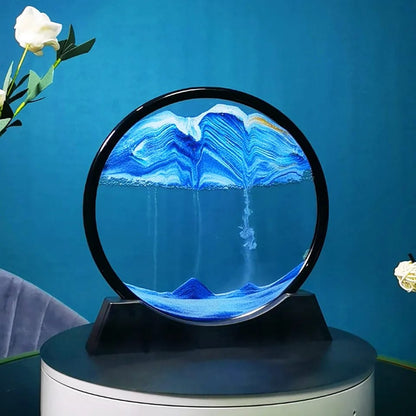 7 Inch Moving Sand Lamp – 3D Sandscape Frame