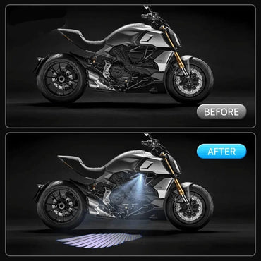 Angel Wing LED Mirror Projection Light – Motor Bike