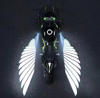 Angel Wing LED Mirror Projection Light – Motor Bike
