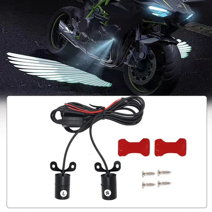 Angel Wing LED Mirror Projection Light – Motor Bike