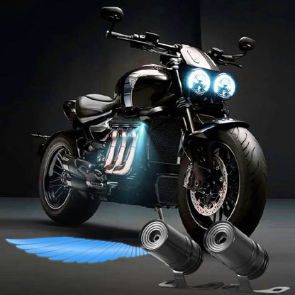Angel Wing LED Mirror Projection Light – Motor Bike