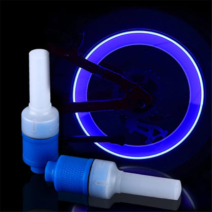Bicycle/Car LED Tire Valve Lights – Motion Sensor (4pcs)