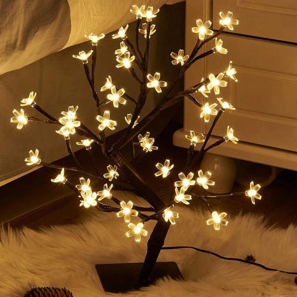 Decorative LED Flower Tree Lamp – Cherry Blossom