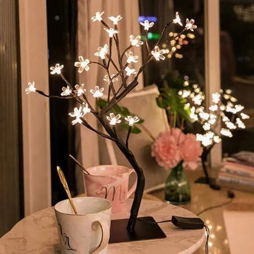 Decorative LED Flower Tree Lamp – Cherry Blossom