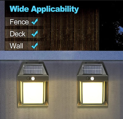 Solar Motion Sensor LED Wall Light – Waterproof Outdoor Lamp