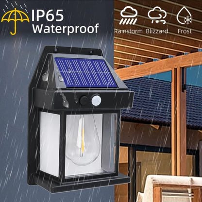 Solar Motion Sensor LED Wall Light – Waterproof Outdoor Lamp