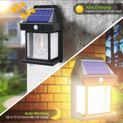 Solar Motion Sensor LED Wall Light – Waterproof Outdoor Lamp