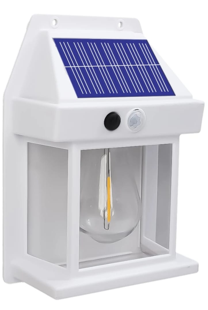 Solar Motion Sensor LED Wall Light – Waterproof Outdoor Lamp
