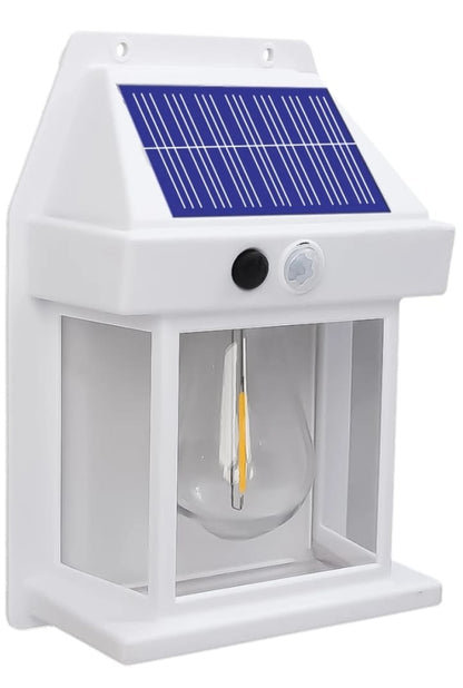 Solar Motion Sensor LED Wall Light – Waterproof Outdoor Lamp