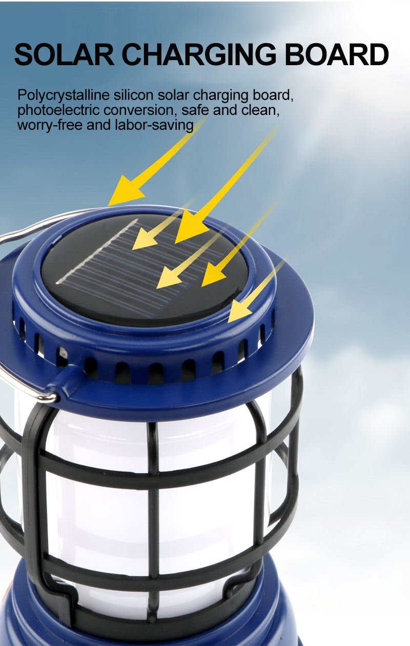 Handle LED Camping Lantern – Portable Solar Light