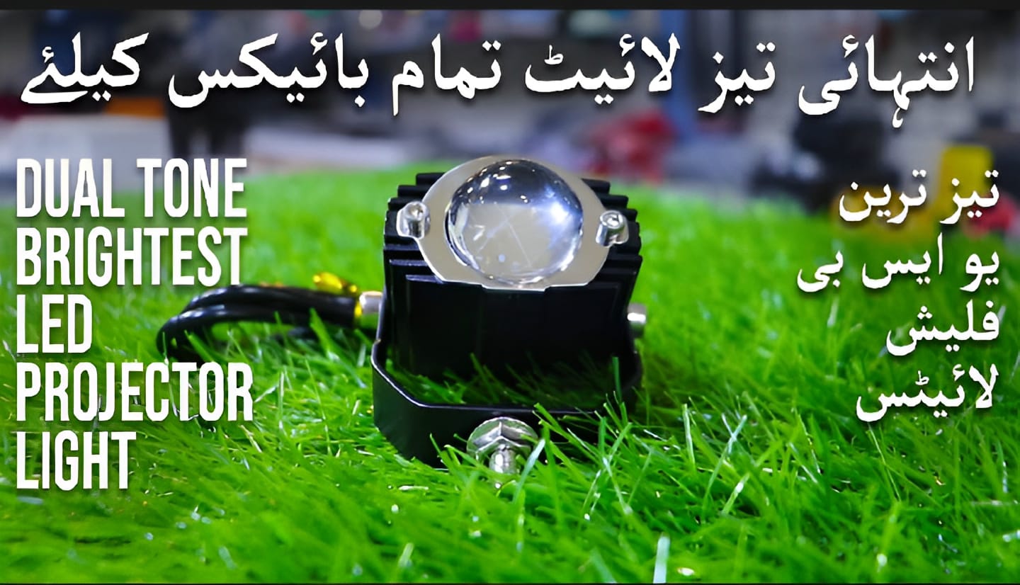 MAXGTRS Mini Projector LED Motorcycle Headlight