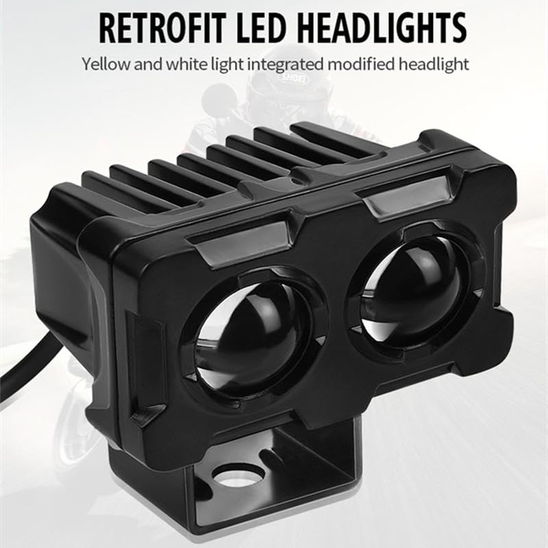 Motor Bike LED Driving Light for Motorcycle – Dual Color