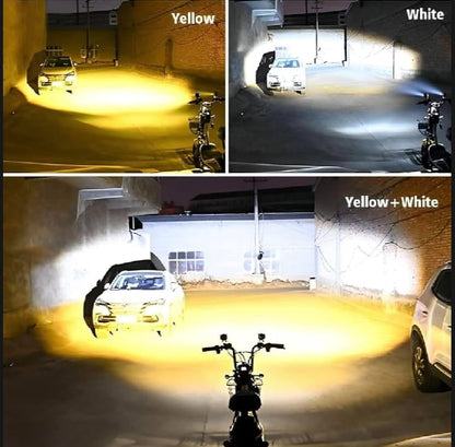 Motor Bike LED Driving Light for Motorcycle – Dual Color