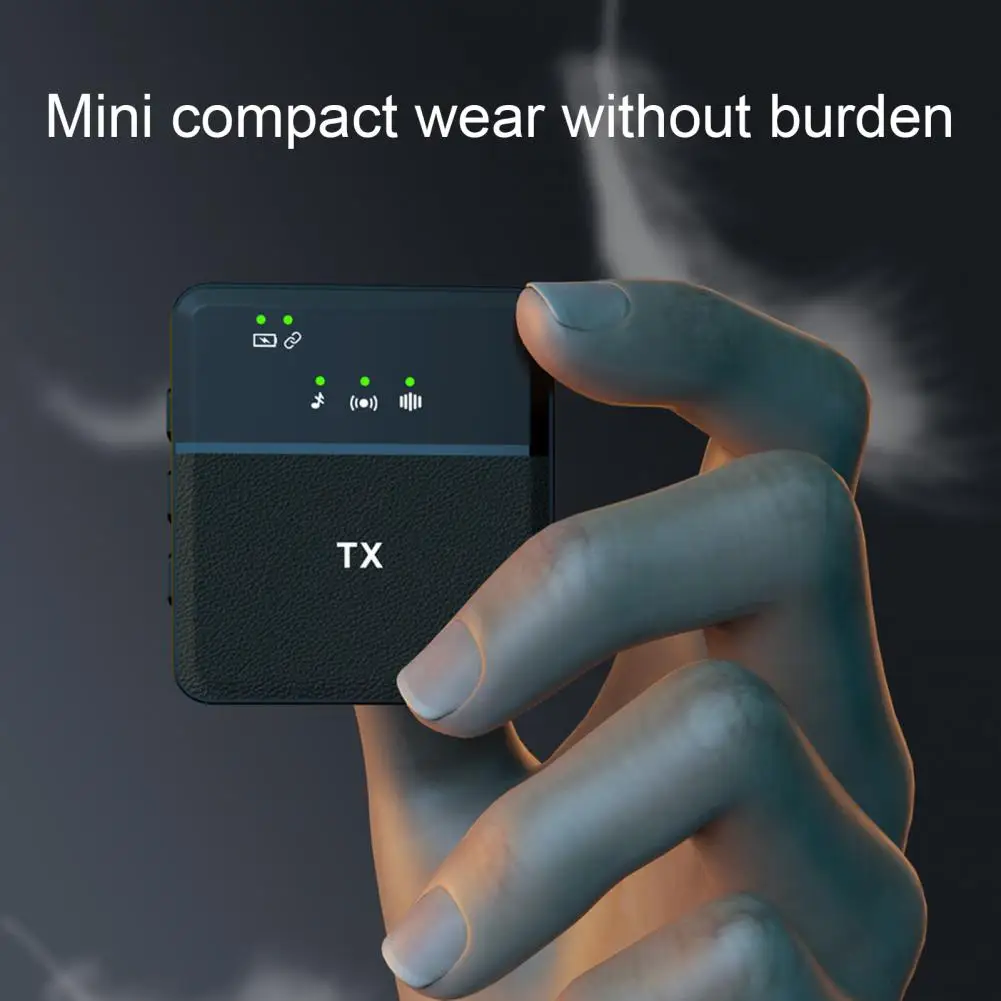 SX8 Type-C Clip Microphone – Wireless Lavalier