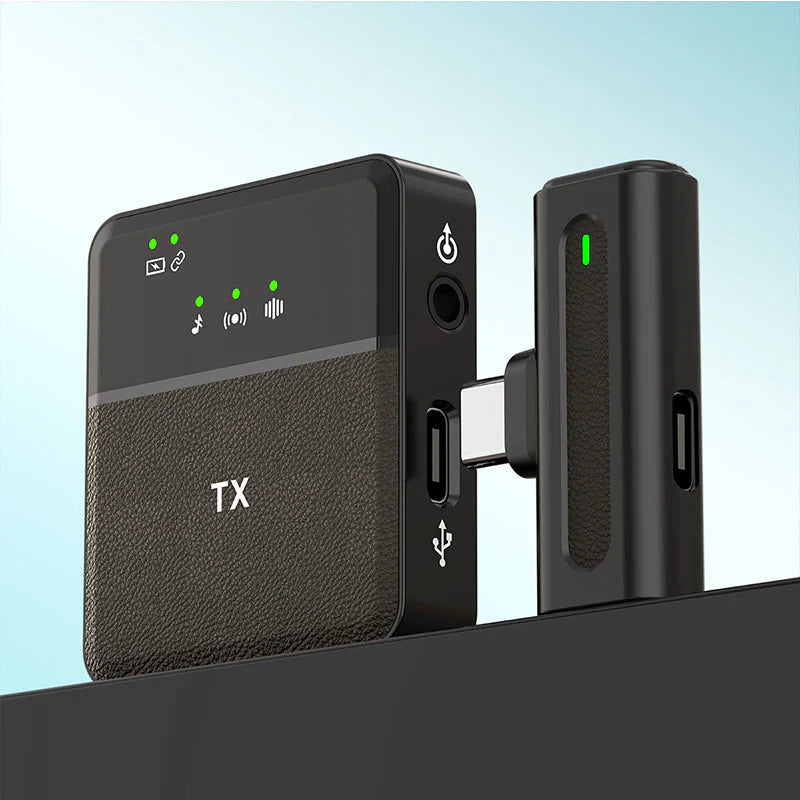 SX8 Type-C Clip Microphone – Wireless Lavalier