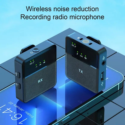 SX8 Type-C Clip Microphone – Wireless Lavalier
