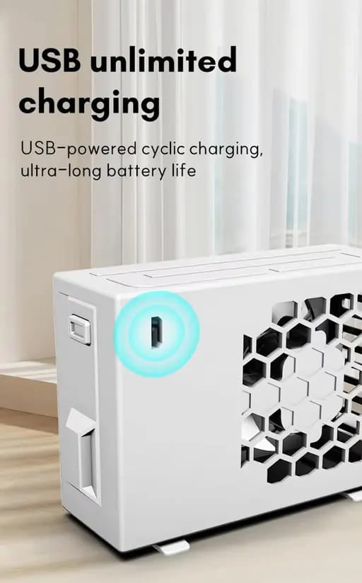 Mini Air Cooler Fan – Portable Rechargeable Cooling Device
