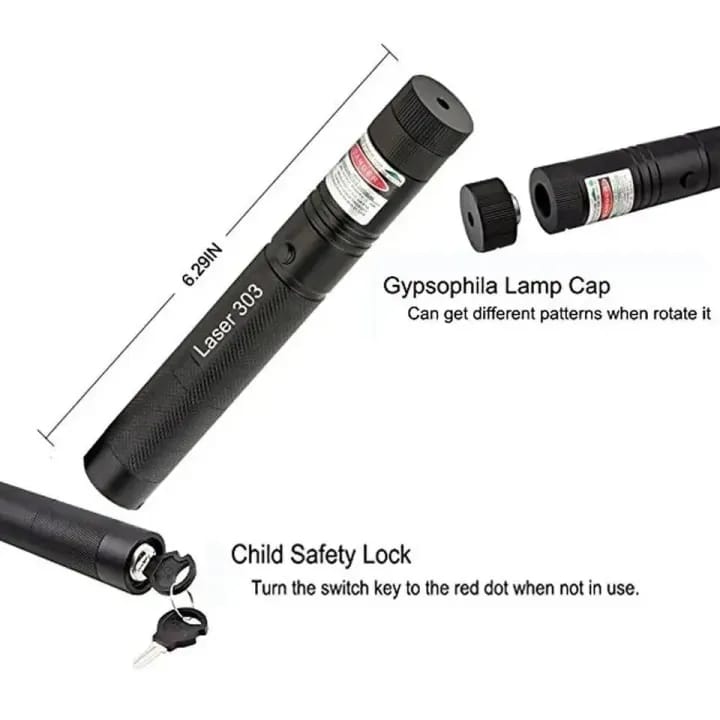 Long Range 5km Green Laser Pointer with Safety Lock