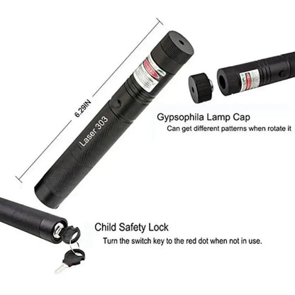 Long Range 5km Green Laser Pointer with Safety Lock
