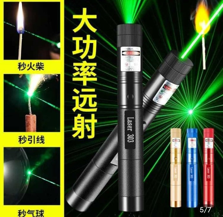 Long Range 5km Green Laser Pointer with Safety Lock