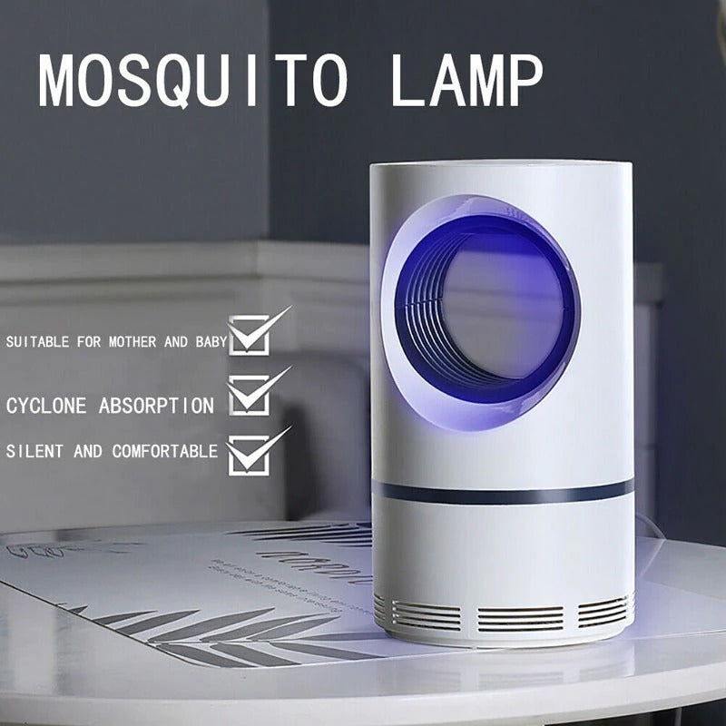 360° Electric Mosquito Trap Lamp – Silent Bug Zapper