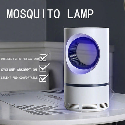 360° Electric Mosquito Trap Lamp – Silent Bug Zapper