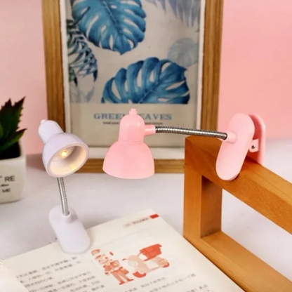 Mini LED Clip Light – Bedroom & Study Reading Lamp