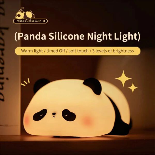 Cute Panda Lamp for Room Decor & Night Light