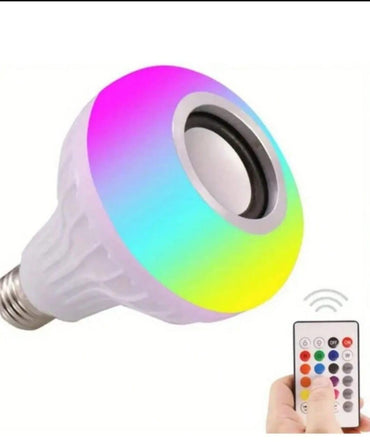 Smart RGB LED Bulb with Bluetooth Speaker