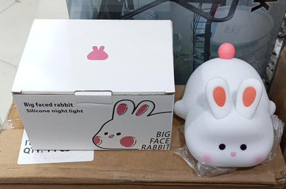 Rabbit Shape Silicone Night Light for Kids & Home Decor