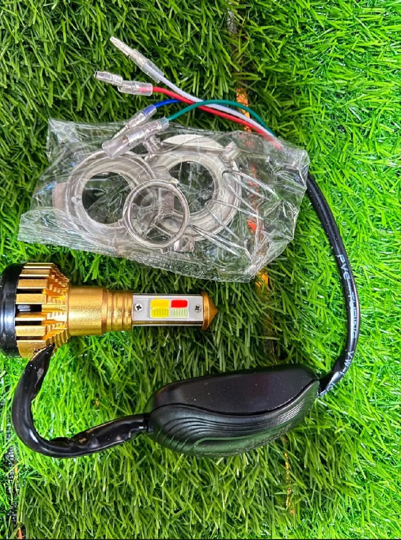 M4 LED Headlight Bulb for Motorcycle – Bright White Light