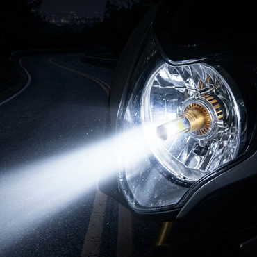 M4 LED Headlight Bulb for Motorcycle – Bright White Light