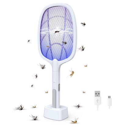 Nova Electric Mosquito Swatter – LED Lamp & Racket Combo