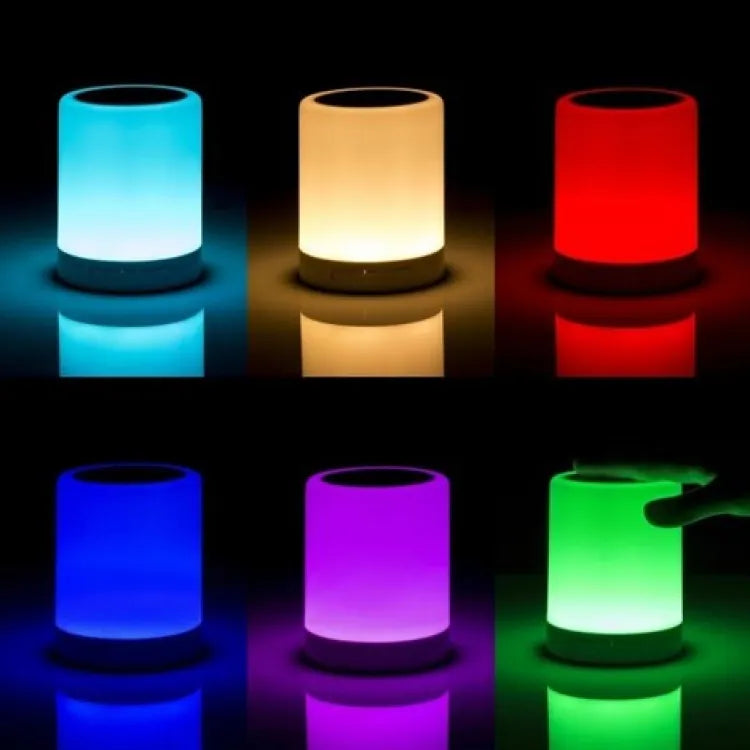 Smart Touch Night Light Speaker – Color Changing