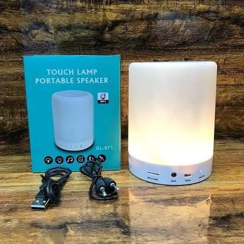 Smart Touch Night Light Speaker – Color Changing