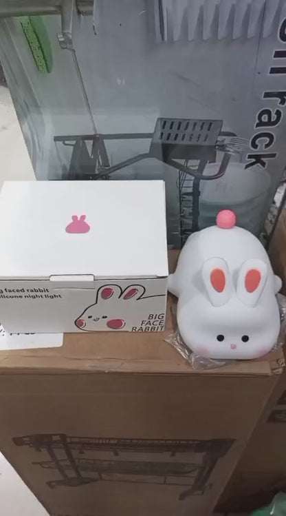 Rabbit Shape Silicone Night Light for Kids & Home Decor
